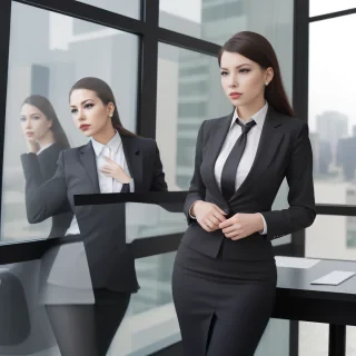 business woman aesthetic
