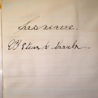 kevin in cursive