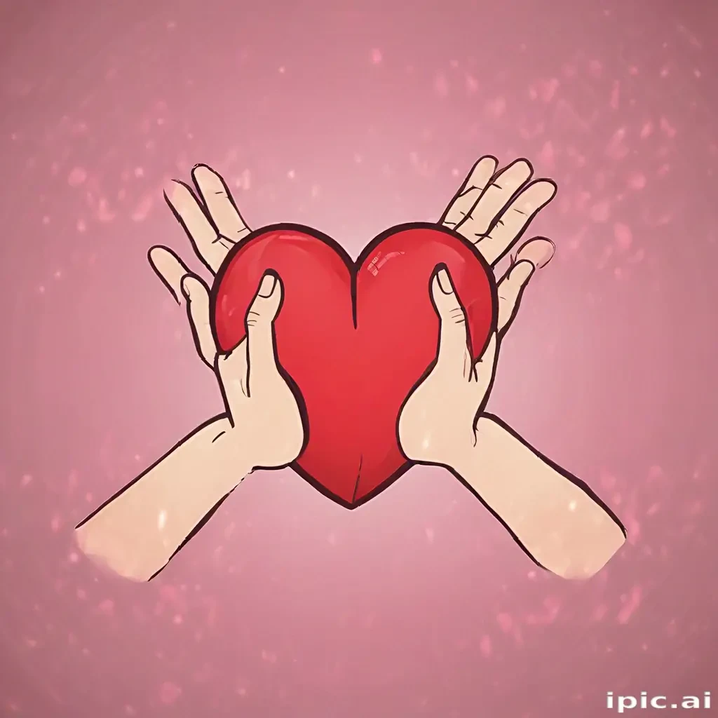 heart hands clipart