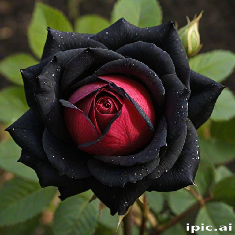 black rose picture