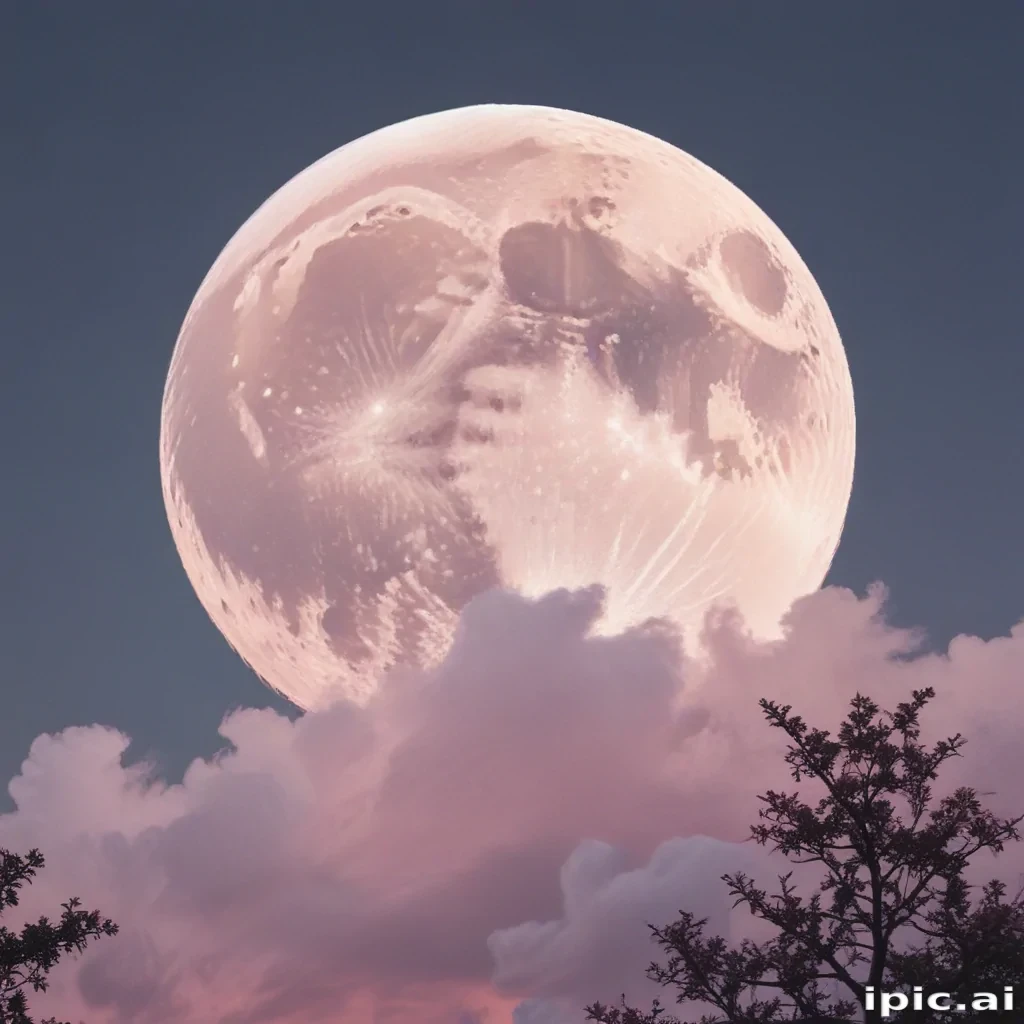 pastel aesthetic moon wallpaper