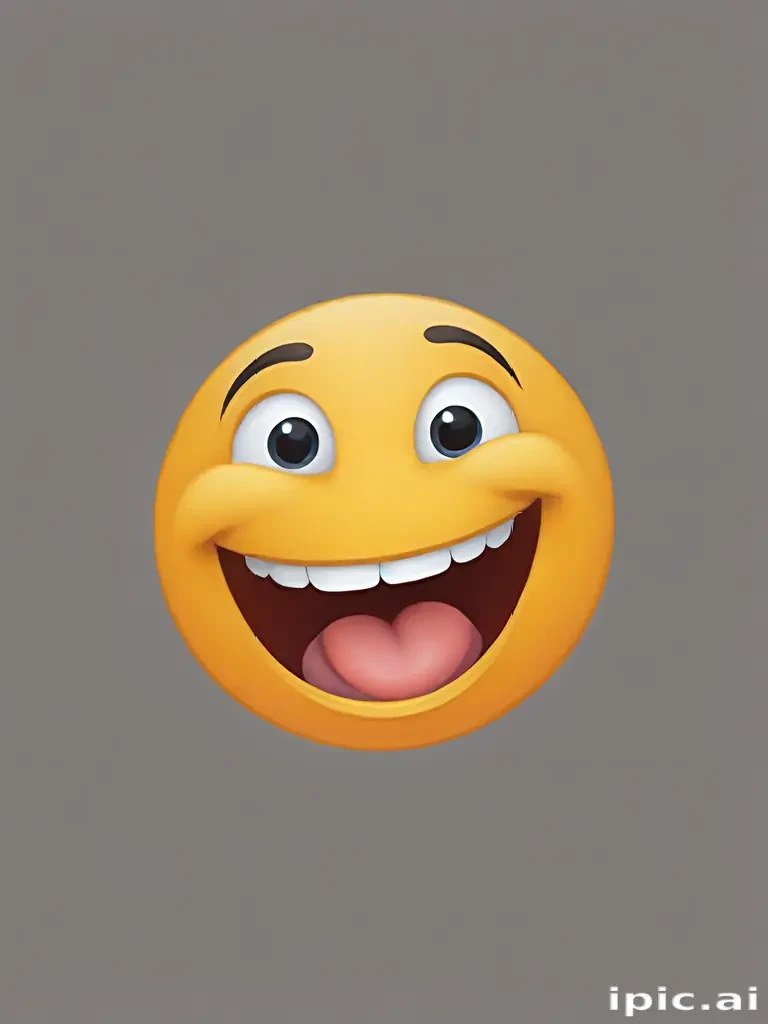 laugh emoji transparent background