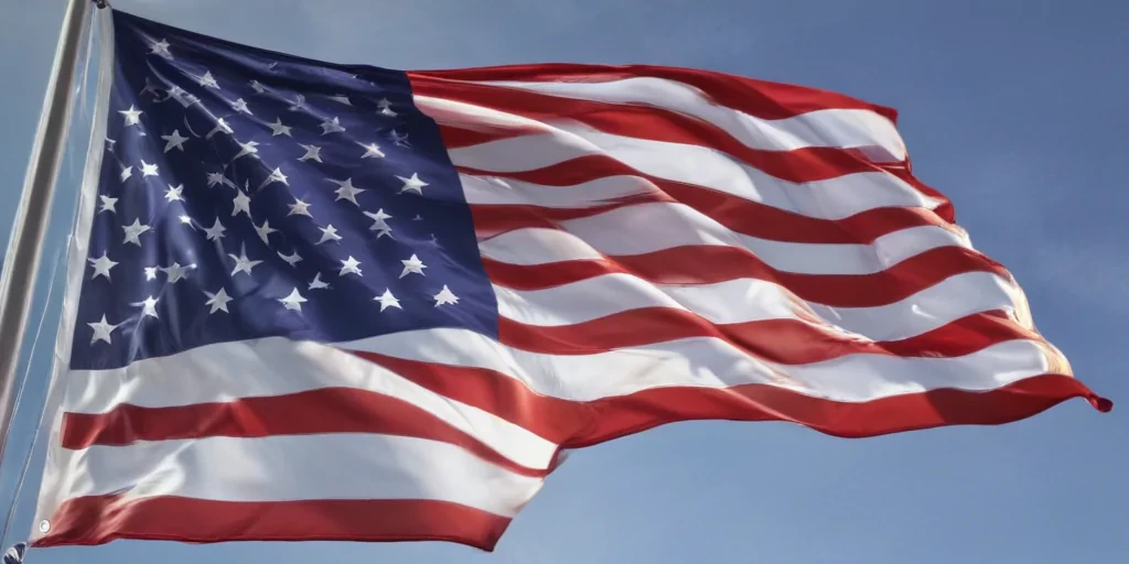american flag waving png