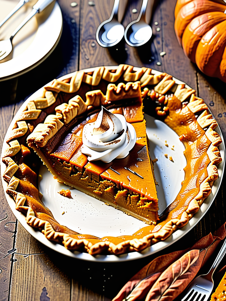 pumpkin and sweet potato pie