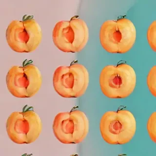 peach background aesthetic