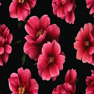 flower black background
