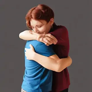 hugging png