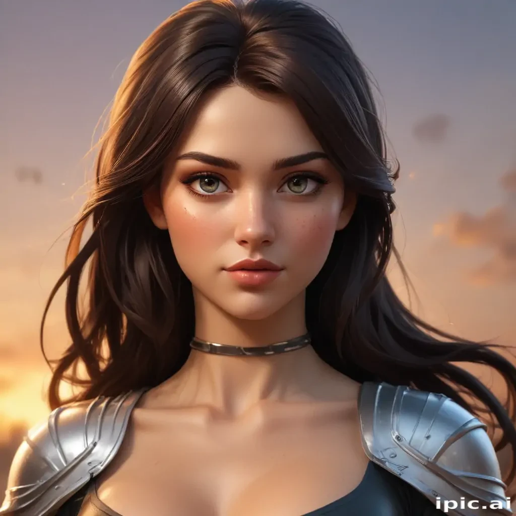 brunette cartoon characters