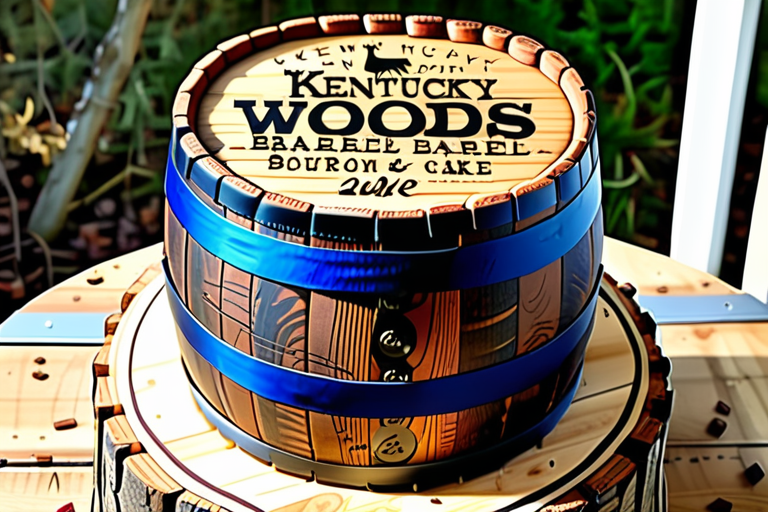 kentucky woods bourbon barrel cake