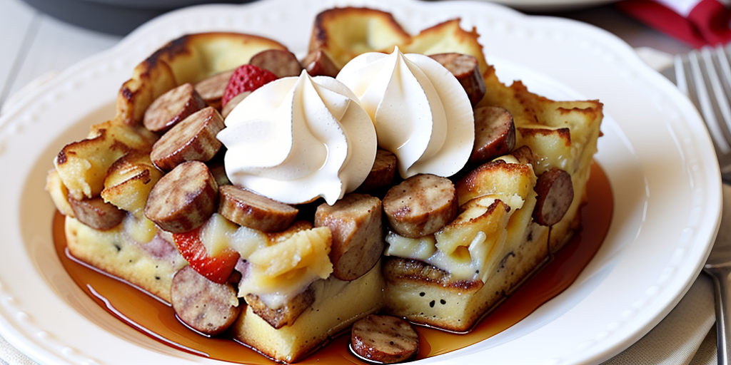french toast casserole with sausage