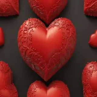 red heart