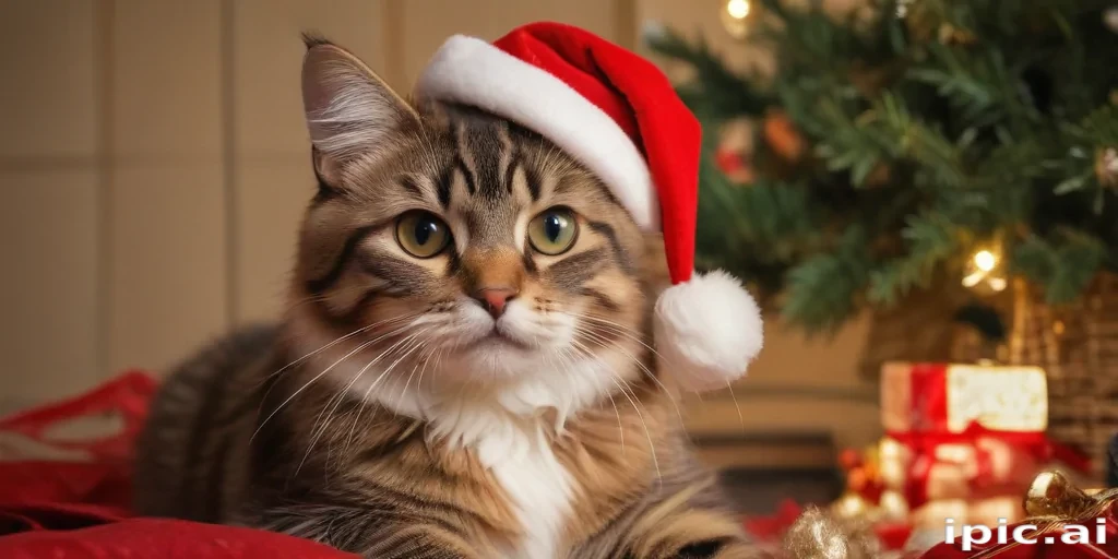 pictures of cats for christmas