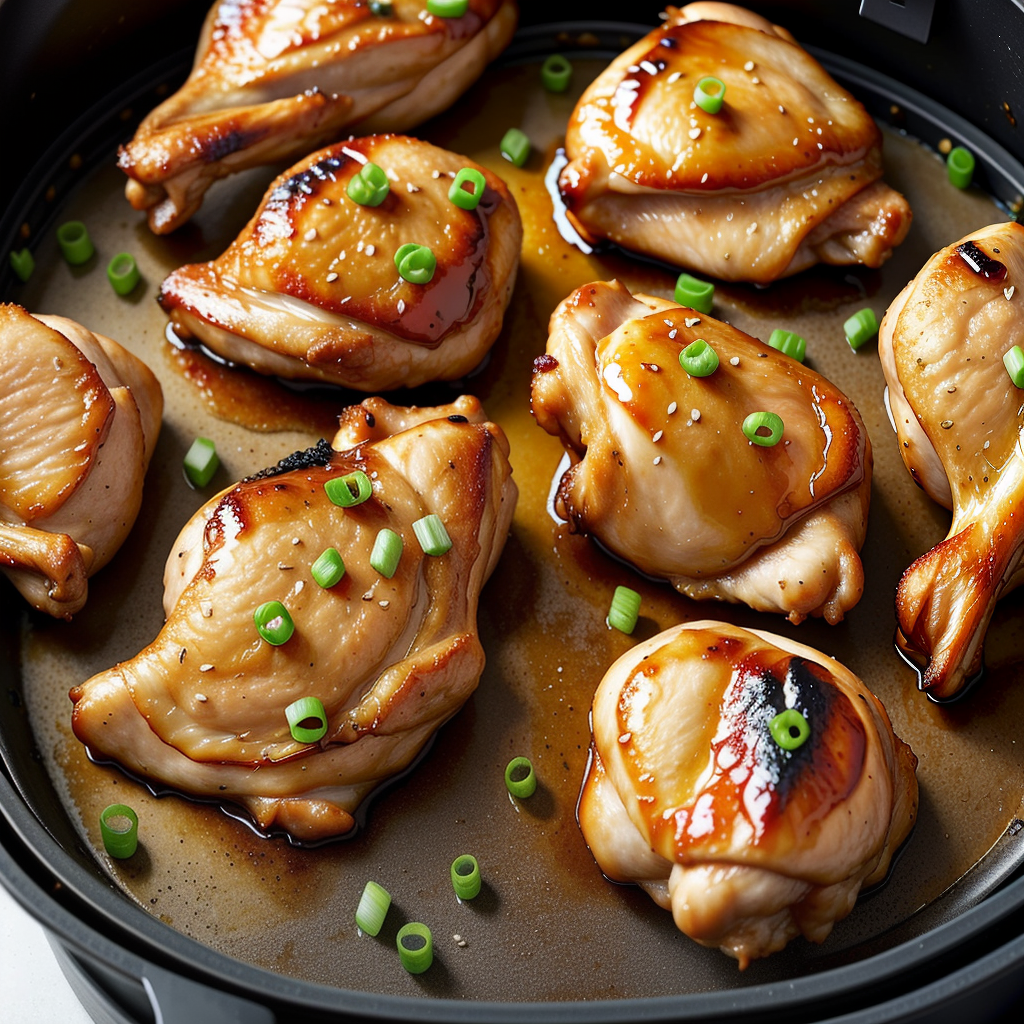 honey garlic chicken thighs air fryer