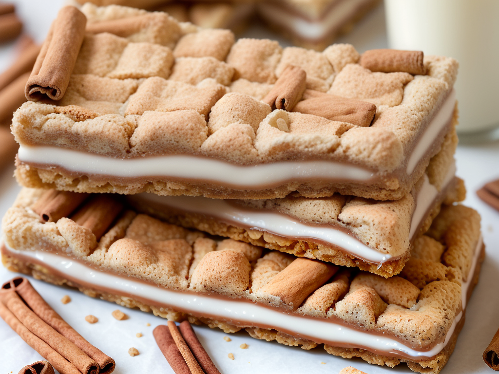 soft filled cinnamon toast crunch bar