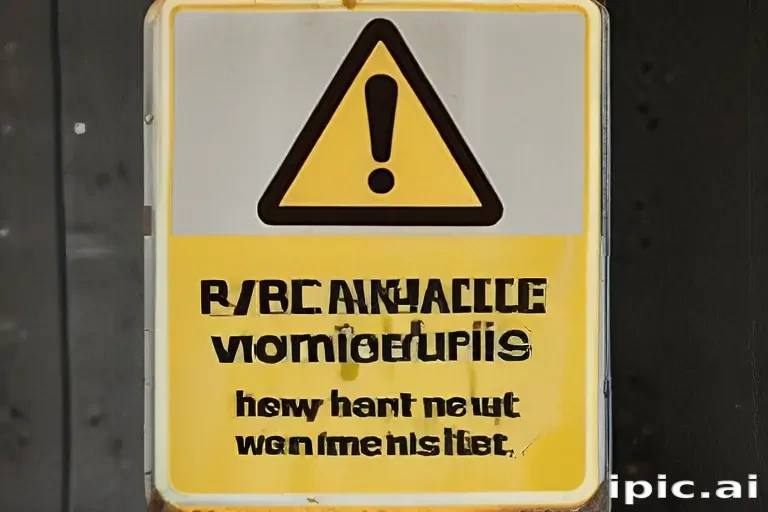 warning sign