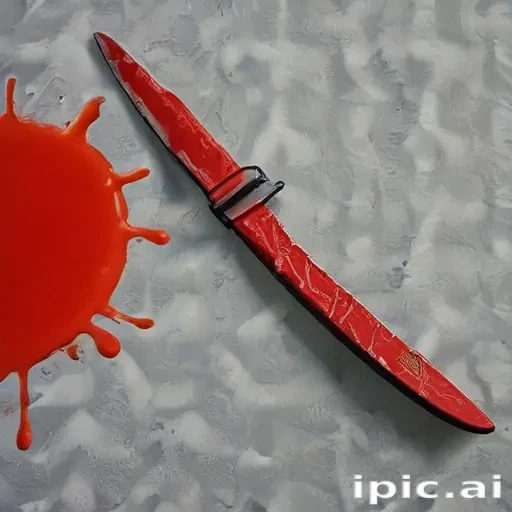 bloody knife aesthetic