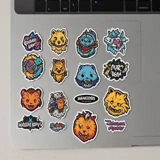 stickers mockup