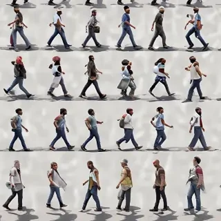 people walk png