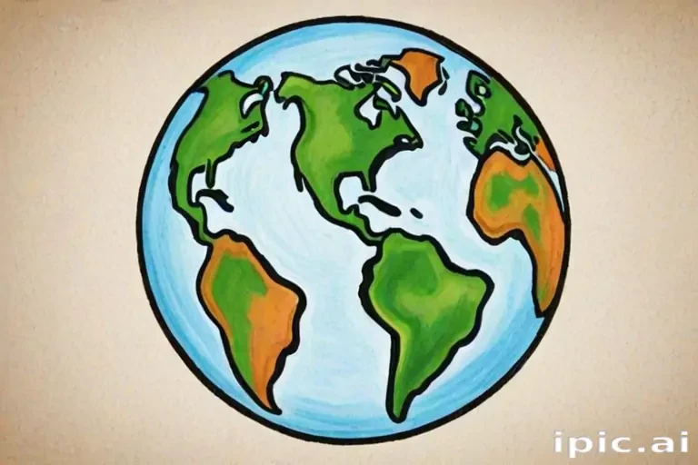 earth cartoon drawing