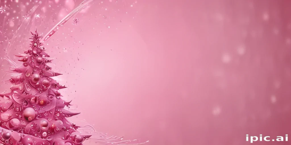 pink christmas background