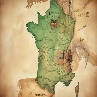 map of france