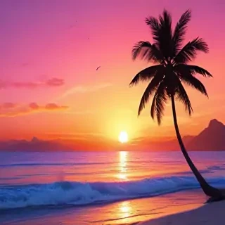 cute sunset wallpaper