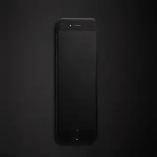 black background phone