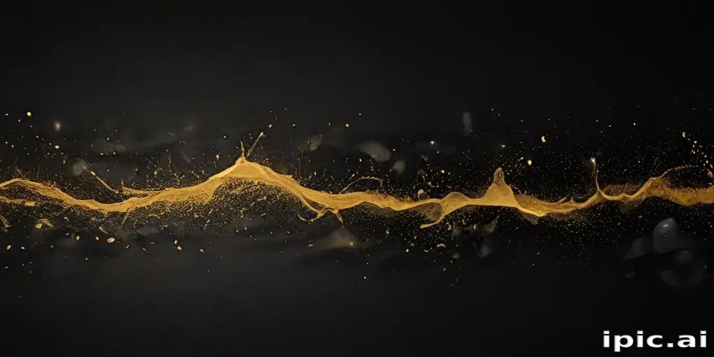 gold black background