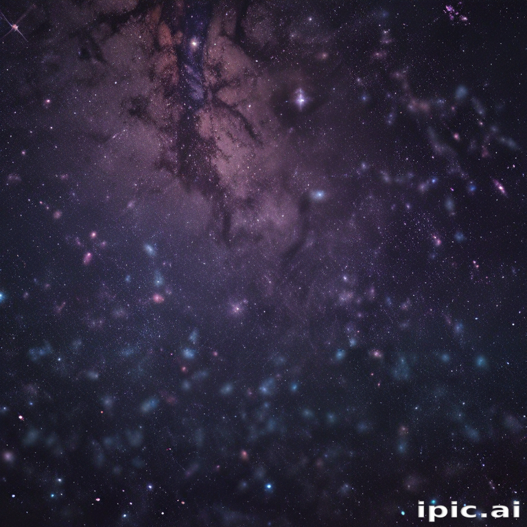 Vast Cosmic Landscape Filled with Stars, Galaxies, and Nebulae in Space