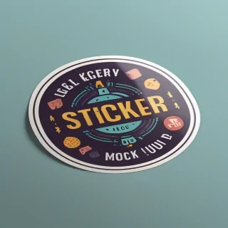 stickers mockup