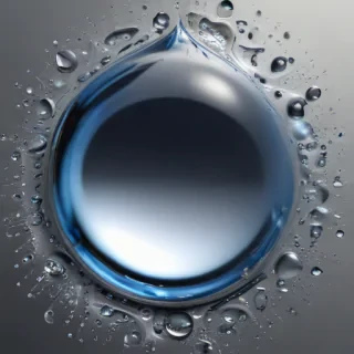 water drop transparent
