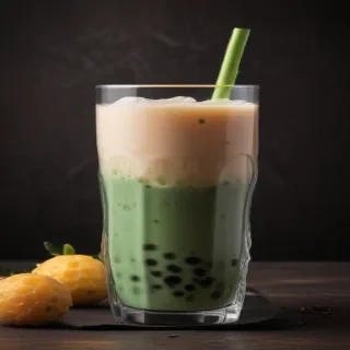 boba tea background