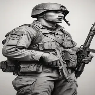 soldiers drawing