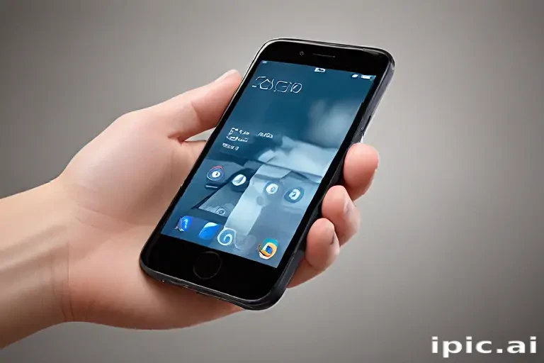 phone with hand