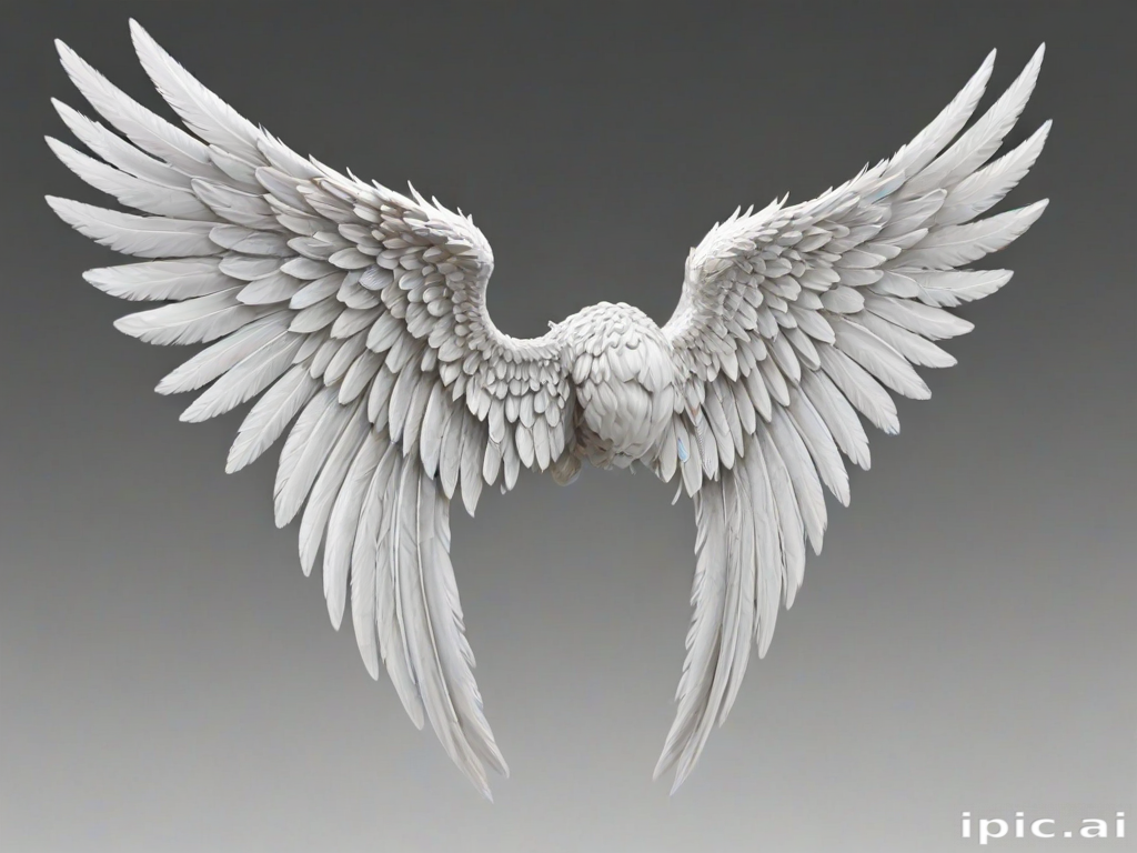 realistic angel wings png