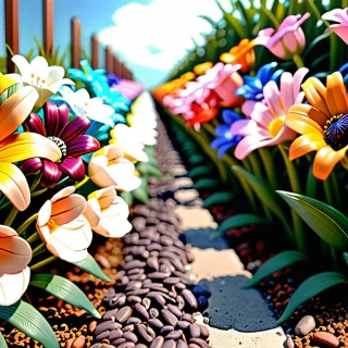 flower line