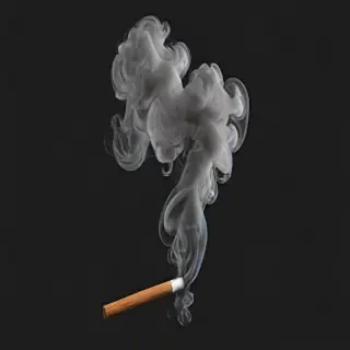 smoke no background