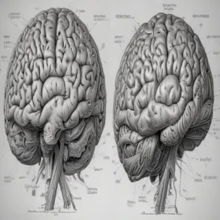 pic of brain drawing