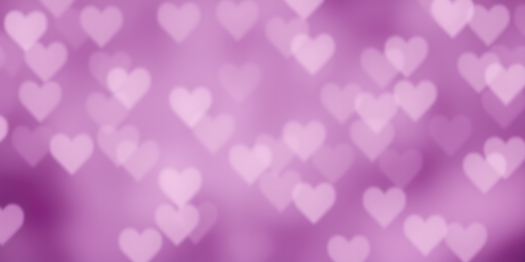 generate an image of a soft purple background filled with various shades of heart shapes, use a DSLR camera with an aperture of f/2.8, shutter speed of 1/60s, ISO 100, macro lens for a shallow depth of field, in a bokeh style for a dreamy effect