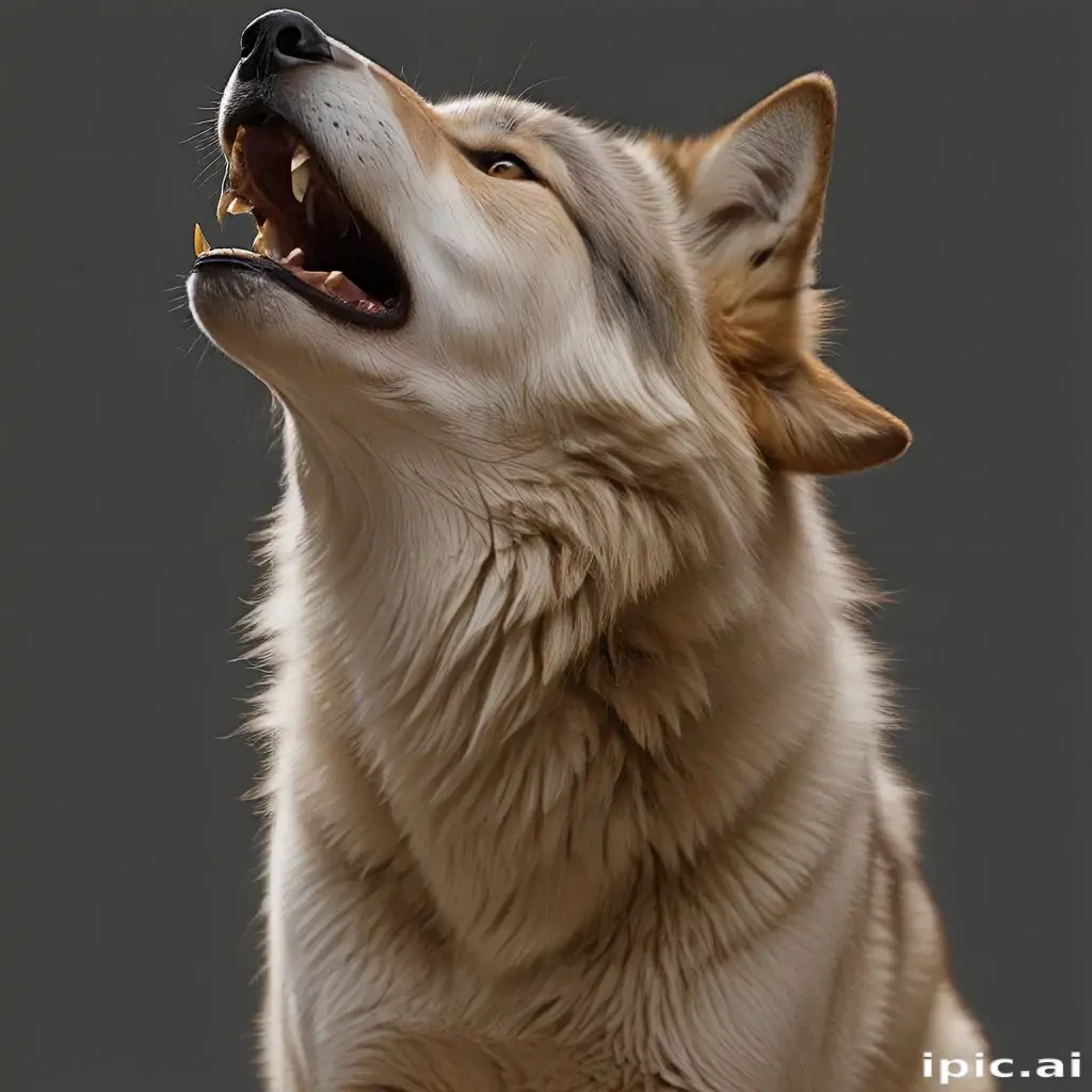 wolf howling png