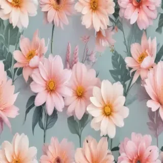 pastel aesthetic flower wallpaper