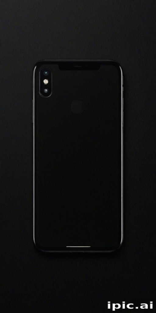 black background phone