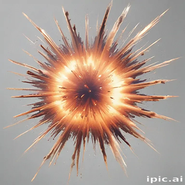 transparent explosion