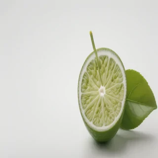 green on white background