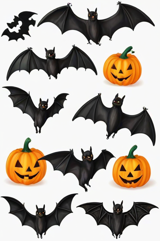halloween bats images