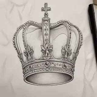 crown drawing