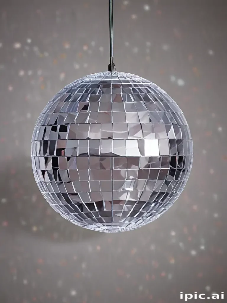 transparent disco ball