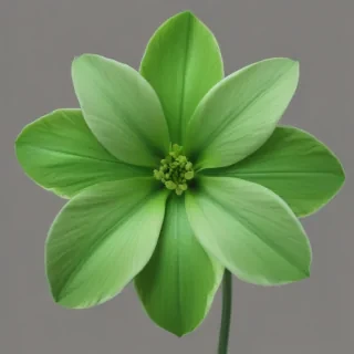 green flower png
