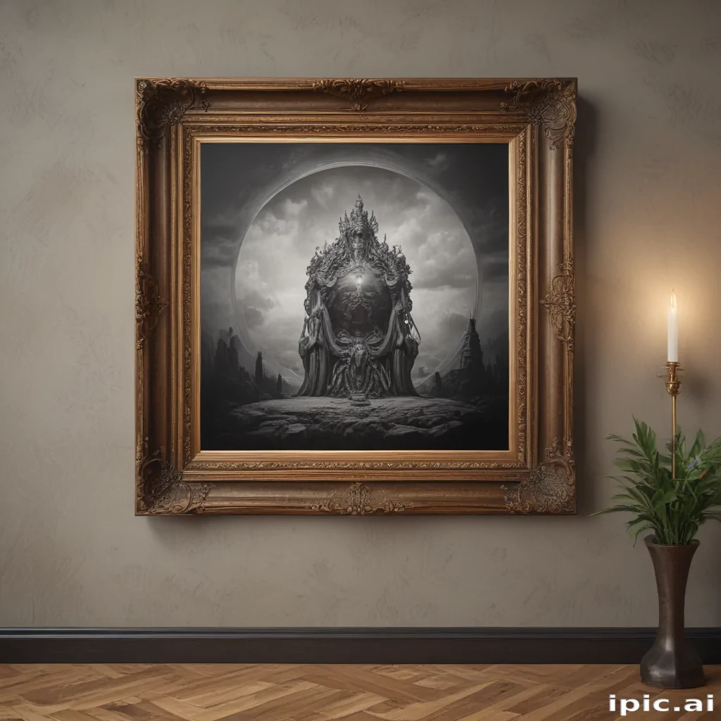 framed art mockup