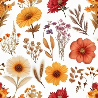 dried flowers png